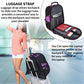 SHRRADOO Extra Large 50L Travel Laptop Backpack with USB Charging Port, College High School Backpack Airline Approved Business Work Bag Fit 17 Inch Laptops for Men Women,Purple