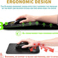 Hokafenle Ergonomic Mouse Pad Wrist Support with Massage Design, Wrist Rest Pain Relief Mousepad with Memory Foam&Non-Slip PU Base, Mouse Pads for Wireless Mouse & Desk (12x8 inch,Inspirational)