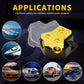 12V Power Distribution Block Car Audio 2 Way 0/2/4 Gauge in 4/6/8 Gauge Out, Quality Ground Distribution Block 12 Volt Amp Distribution Block Splitter for Automotive Car Marine Boat (2 Pack)