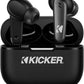 KICKER Bluetooth Earbuds TW3 Wireless Earbuds with Active Noise Cancellation, 25-Hour Battery Life, in-Ear Headphones with Dual Microphones for Clearest Voice Clarity Touch Controls