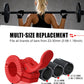 Barbell Clips 1 Inch Quick Release Weight Clamps 0.9-1.18inch Multi-Size Adjustable Olympic Clamps for Bars