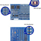 Soldering Practice Kit DIY Senior Two-sided SMD 1-row Red Flash LED Plug-in Circuit Kit Learn Soldering Kit For Beginners