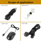 Reusable Wire Management Roll Nylon Fastening Cable Ties Straps Xnakko 3/4 inch double-sided hook and loop tape (Black, 25 yards)