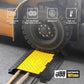 OrangeStar 2-Pack Rubber Cable Protector Ramp Heavy Duty 5-Channel Wire Cord Cover Ramps 18 Tons Load Capacity Traffic Speed Bumps for Driveway