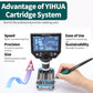 YIHUA 982 Precision Soldering Iron Station Kit with LCD Display, 3 Soldering Tips C245 Cartridge Compatible, Solder Dispenser and 4 Memory Channels, Auto Shutdown, Rapid Heating for Micro Soldering