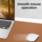 AFIING Leather Desk Pad Protector,Mouse Pad,Office Desk Mat, Non-Slip PU Leather Desk Blotter,Large desk mat,Waterproof Keyboard mat for Office/Home/Decor (Light Brown,48"" x 17"")