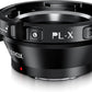 VILTROX PL-X Lens Mount Adapter Ring Lens Converter with Rotary Lock Compatible with PL Lens to Fuji X-Mount Cameras- X-Pro1/X-Pro2/X-E1/X-E2/X-E2s/X-E3/X-H1/X-T1/X-T2/X-T3, etc.