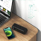 USB Outlet Extender Surge Protector - with Rotating Plug, 1800 Joules, 6 AC Multi Outlet and 3 USB Ports (1 USB C), 3-Sided Swivel Power Strip with Spaced Splitter for Home, Office, Travel