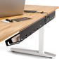 PAMO Cable Management Under Desk for Easy mounting Under-Table I Set of 2 - with 10X Cable Ties I Desk Organizer for Office/Home Office Table Thoughtful Cable Tray Holder