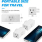 Multi Plug Wall Outlet 2pack, Multiple Outlet Splitter, 3-Plug Wall Adapter, MultiPlug Outlet Extender, Multiple Plugs in One Outlet, Cruise Essentials, Electrical Wall Outlet Splitter