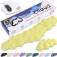 Qloud Cloud Wrist Rest Keyboard Wrist Rest for Computer Keyboard Pad, Cloud Keyboard Wrist Rest, Wrist Pad for Keyboard, Memory Foam, Non Slip Base, Comes with Mouse Pad - Yellow