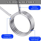 Sumind 4 Pieces 2 Inch Dumbbell Spring Collars Barbell Clamps Locking Collars Clips for Weightlifting Exercise Fitness Training Supplies (Silver)