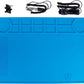 Kaisiking Anti-Static Mat Kit for Electronic - Anti Static Wrist Strap, Grounding Wire,Grounding Plug, ESD Pad 15.7'' x 11'' Heat Resistant Soldering Mat for Electronics Computer Repair