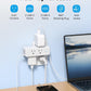 TROND Outlet Extender Surge Protector, 6 AC Outlet Splitter with Rotating Plug 360, Multi Plug Adapter with PD 20W USB C, 1440J, 2 USB-A & 2 USB-C, 3 Way Wall Extension Outlet for Home Office Travel