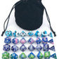 Dice Set for Dungeons&Dragons, DND, RPG Games, Polyhedral Dice Set, Assorted Dice Set, 35 Total, 5 Sets with Drawstring dice Pouch