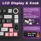 AULA S75 PRO Wireless Mechanical Keyboard with Screen&Knob, 75% Hot Swappable Gaming Keyboard with Pre-lubed Switches, RGB Backlit, PBT Keycaps Creamy Sounding Pc Gaming Keyboards