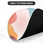 ITNRSIIET Round Mouse Pad with Stitched Edge Premium-Textured Waterproof Non-Slip Rubber Base Desktop Protection Mat Diameter 8.7 inches, Art Style Pattern