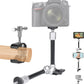 11" Adjustable Magic Arm DSLR Mirrorless Action Camera Camcorder Smartphone LCD Monitor Video Vlog Rig w/Clamp Holder Mounts fit for GoPro iPhone