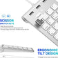 Wired Numeric Keypad USB-C & USB-A - 18 Keys Number Pad with 3 USB 2.0 Port, 15° Ergonomic Numeric Pad for Laptop/ Desktop/ Surface/ iPad, USB Number Keypad for Windows/macOS/Chrome OS, Plug & Play