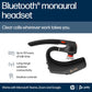 POLY Voyager Legend 50 UC Bluetooth Headset with Charging Case - 4 Noise-Canceling Mics, AI NoiseBlockAI & WindSmart Tech - Bluetooth Headphones with Mic, Smart Call Controls, All-Day Comfort