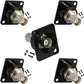 PENGLIN 5PCS BNC D Series Panel-Mount Connector, Coaxial BNC Female to Female Extension Coupler for CCTV Security Camera System