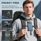 M MYBAT PRO for iPhone Air Case with Belt Clip Holster, [Compatible with Magsafe] w/Screen Protector, Anti-Drop, Shockproof, w 360°Rotating Kickstand, Heavy Duty Protection (Blue)