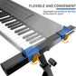 Universal Keyboard Stand, Z-style Heavy-Duty Piano Stand, Adjustable and Portable Piano Keyboard Stand for 61 and 88 Keys