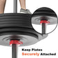 Magnetic Barbell Clamps 2 Inch Olympic – Quick Release Barbell Collars with Anti-Slip TPR Lining | Heavy Duty Weight Clips for Bars for Pro Gym Equipment
