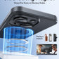 MAGIC JOHN 360° Rotatable Magnetic Invisible Stand for iPhone 14/iPhone 13 Case [Anti-Slip Grip] [Compatible with MagSafe] 16FT Shockof for iPhone 14/13 Case with Kickstand, Black