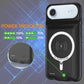Battery Case for iPhone Air, Upgraded 12000mAh Rechargeable Portable Extended Battery Pack Supported Qi Wireless Charging Case Compatible with iPhone Air(6.5 inch) Charger Cover Power Bank (Black)