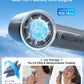 TORRAS COOLiFY iva Handheld Fan with Ice Cooler, 0-100 Adjustable Speed, Super Mini Powerful Portable Fan 5000mAh Rechargeable, Hand Fans for Travel Essentials, Outdoor, Gifts for Dad Women, Charcoal