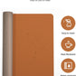 YSAGi Desk Pad Protector, Large Mouse Mat, Non-Slip PU Leather Waterproof Laptop Desk Blotter/ Writing Pad for Office and Home (23.6" x 13.8", Brown)