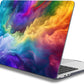 Mektron for MacBook Pro 13-inch Case 2022 2021 2020 Release A2338 M2 M1 A2289 A2251, Printed Plastic Hard Shell Cover for New MacBook Pro 13.3-inch Touch Bar Fits Touch ID，Rainbow Cosmic