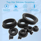 2 Pcs 2" Drill Hole, 1-9/16" ID Silicone Rubber Grommets for Wiring, Large Top Hat Grommets, Waterproof Pool L-Shape O-Ring Seal Hose Pipe Gasket for Pump Motor Hydroponic Irrigation Drywall