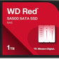 Western Digital 1TB WD Red SA500 NAS 3D NAND Internal SSD - SATA III 6 Gb/s, 2.5"/7mm, Up to 560 MB/s - WDS100T1R0A, Solid State Hard Drive