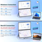 InnoView 23.8" Dual Monitor 2K QHD 2560 x 1440P Laptop Screen Extender 315°Adjustable Dual Monitor for MacBook Windows with DP Type-C HDMI Double Foldable Monitors(No Driver Needed)