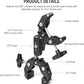 NEEWER Double Super Clamp Camera Mount with Magic Arm, Cold Shoes for Desk Studio Light Stand Holder Photography Reflector, Flag, Cross Bars, Motorcycle, Umbrella, Pole Stick Shoot Accessories Tools
