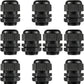 PENGLIN Cable Glands 3/4" NPT Nylon Cable Connector, Strain Relief Cord Connector, IP68 Waterproof Adjustable Locknut(3/4 Inch (10-Pack))