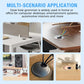 Desk Grommet 2-3/8" (60 mm), Desk Cord Hole Cover, Cable Grommet Metal Zinc Alloy Materilal, Desk Hole Grommet for Office and Home Table Cable, Detachable Cable Cord Organizer (Flat Black 2 Pcs)