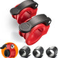 Narrow Barbell Clips 2.5cm Width for Olympic Bars, 0.9-1.18inch Adjustable Weight Clamps, Quick Release Locking Collars for Weightlifting