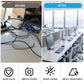 2" White Desk Grommet, JTemgle Plastic Cable Hole Cover Computer Table Cord Wire Organizer Caps Desktop Cord Management for Home Office TV Stands Tabletops, 5 Pieces