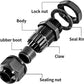 10 Pcs 1/4" NPT Nylon Cable Glands, IP68 Waterproof Adjustable Cord Grip Cable Connector Strain Relief Wire Protectors for 4-6mm Cable Diameter, Black
