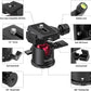 SmallRig Mini Ball Head, Tripod Head Camera 360° Panoramic with 1/4" Screw 3/8" Thread Mount and Quick Release Plate Metal Ball Joint for Monopod, DSLR, Phone, Gopro, Max Load 4.4lbs/2kg - BUT2665