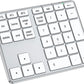 iClever KP10 Bluetooth Number Pad, Dual Device Connection, 34 Keys Ultra-Slim for Mac/Windows/iPad, USB-C Rechargeable, Quiet Keys, Excel Accounting Numpad with Long Battery Life