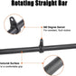 SERTT Workout Cable Machine Attachment for Home Gym, LAT Pulldown Attachments, Cable Accessories for Weight Training, Straight Pull Down Bar, Tricep Rope, Double D Row Handle, V-Shaped Bar