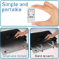 Bewudy 2 Pcs Portable Keyboard Riser With Dual Tilt Angle Adjustment, Foldable Laptop Stand, Mini Computer Stand for Desk, Self-Adhesive Feet for Most Keyboards (Silver)