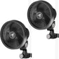 AC Infinity CLOUDRAY S6 2-Pack, Grow Tent Clip Fan 6” with Redesigned Long-Life EC Motor, Custom 10 Dynamic Wind Speeds and 10-Level Oscillation, for Hydroponics Circulation Cooling, 2-Count