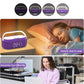 COLSUR 6-in-1 Bluetooth Speaker Alarm Clock with 15W Wireless Charger, FM Radio, Adjustable LED Night Light, 2500mAh Battery, Snooze Function – for Bedroom, Home, Office