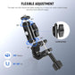 NEEWER Action Camera Pole Mount with Two 360° Ball Heads 1/4" Screw Action Camera Adapter, Holder Clamp for Motorcycle Bike Handlebar, Compatible with GoPro Hero13 12 11 10 9 Max360 Insta360 DJI Osmo