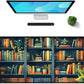 Galdas Gaming Mouse Pad XXL XL Large Long Extended Big Mousepad Non-Slip Rubber Keyboard Mouse Pad with Stitched Edges for Laptop Home Office (31.5x11.8x0.08 Inch) -Books